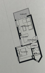 Floor plan for chalet at Shamasi