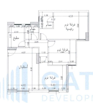 Floor plan for apartment at Venia