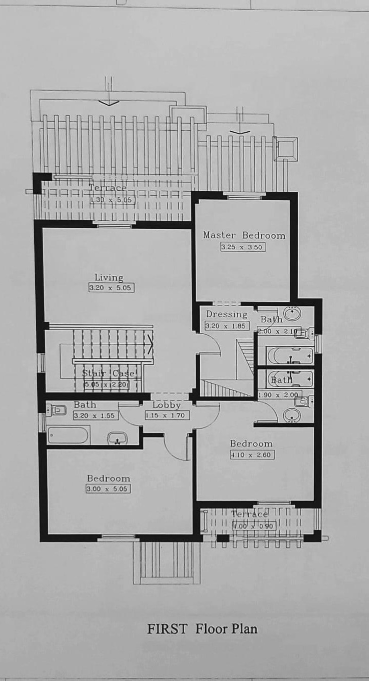 Floor plan for villa at Mountain View Ras El Hekma