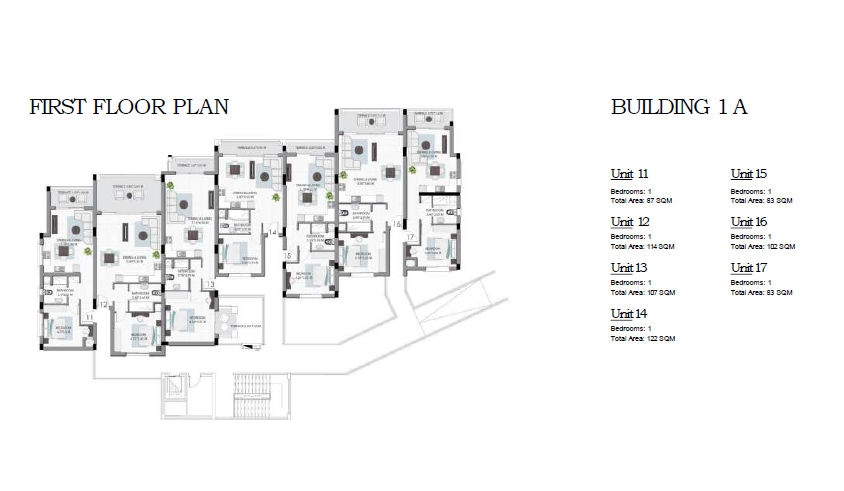 Floor plan for apartment at Soma Breeze
