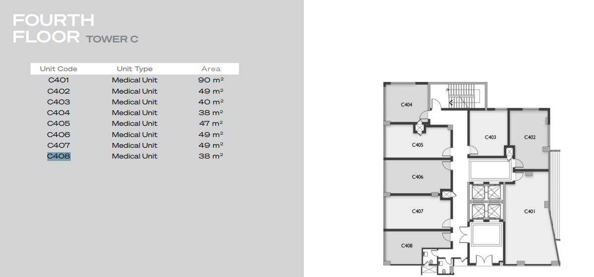 Floor plan for  at The Gray