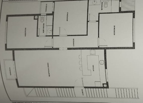 Floor plan for duplex at Kings Way