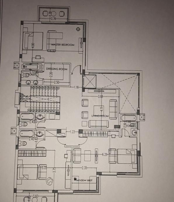 Floor plan for villa at ALMA