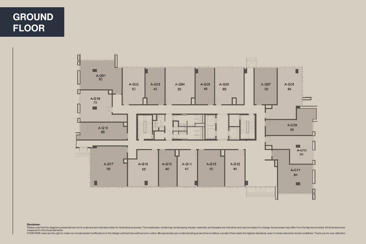 Floor plan for  at Hyde Park Business District