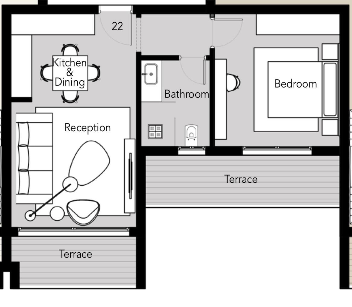 Floor plan for apartment at PX