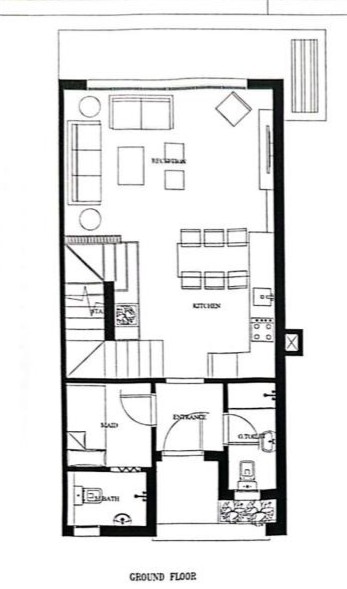 Floor plan for townhouse at LVLS Mountain View
