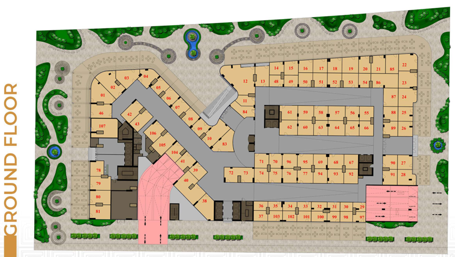 Floor plan for  at Moonreal Tower