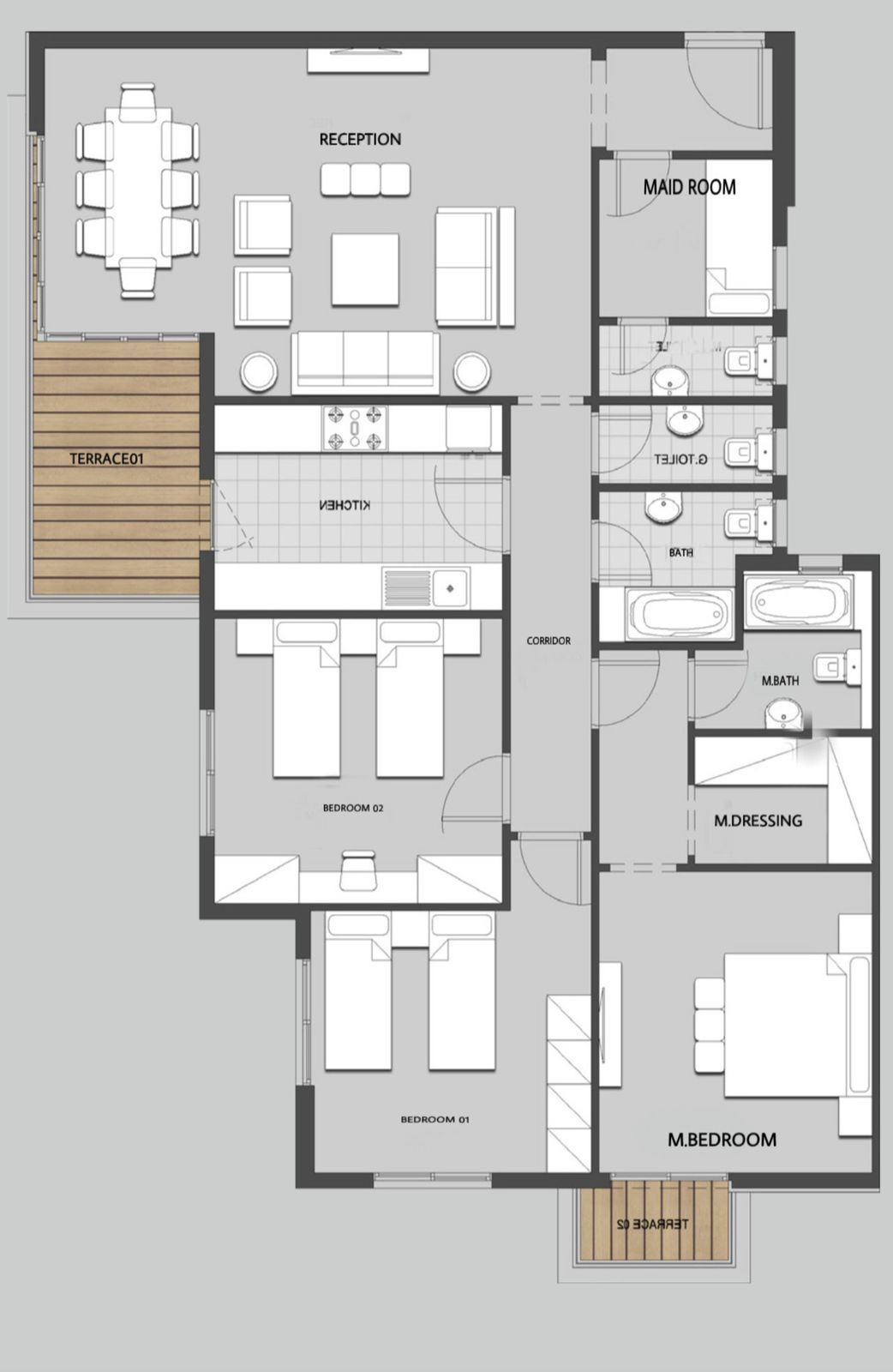 Floor plan for apartment at Mountain View iCity October