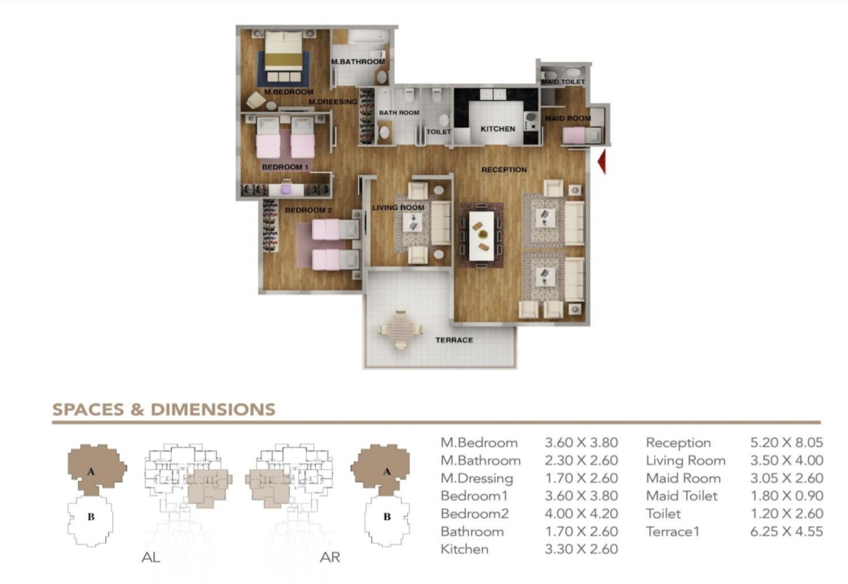 Floor plan for apartment at Mountain View iCity October