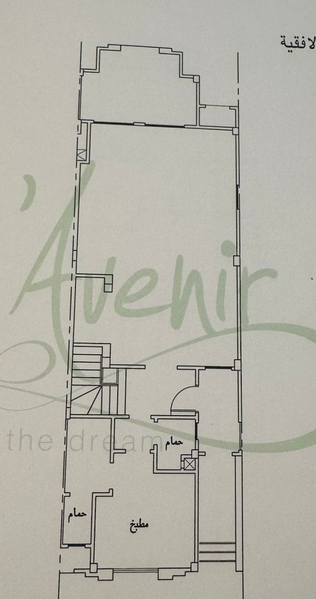 Floor plan for townhouse at L’Avenir