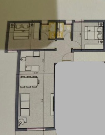 Floor plan for chalet at Salt