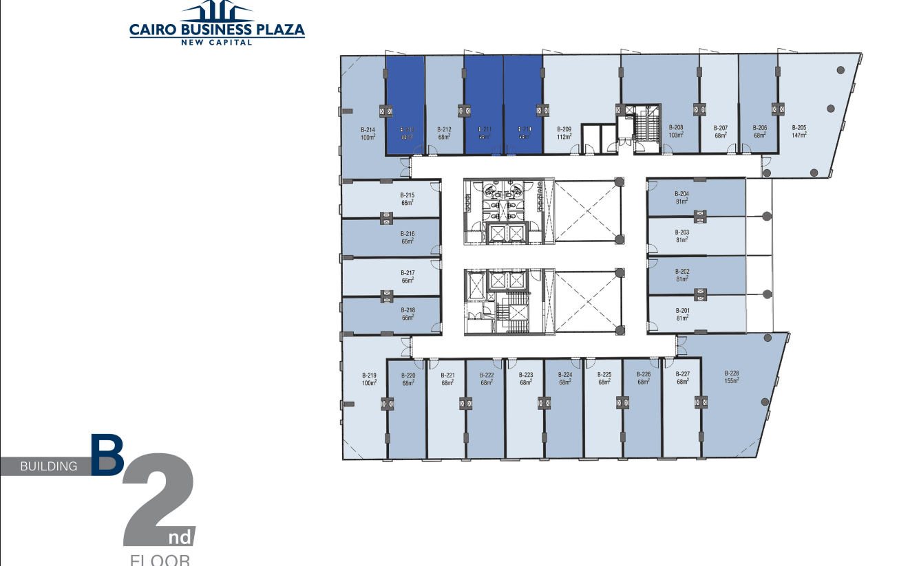Floor plan for  at Cairo Business Plaza
