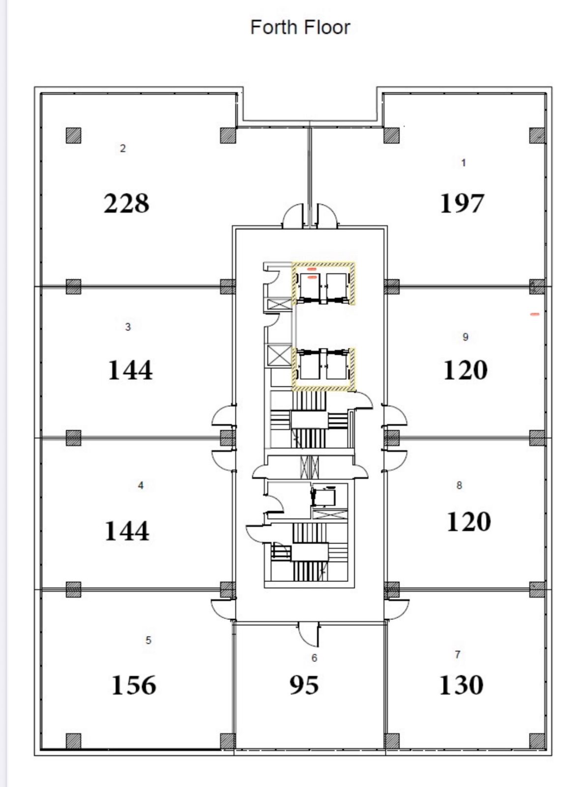 Floor plan for  at One - Ninety