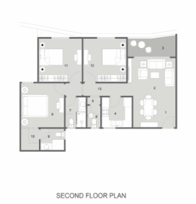 Floor plan for apartment at Eelaf Residence