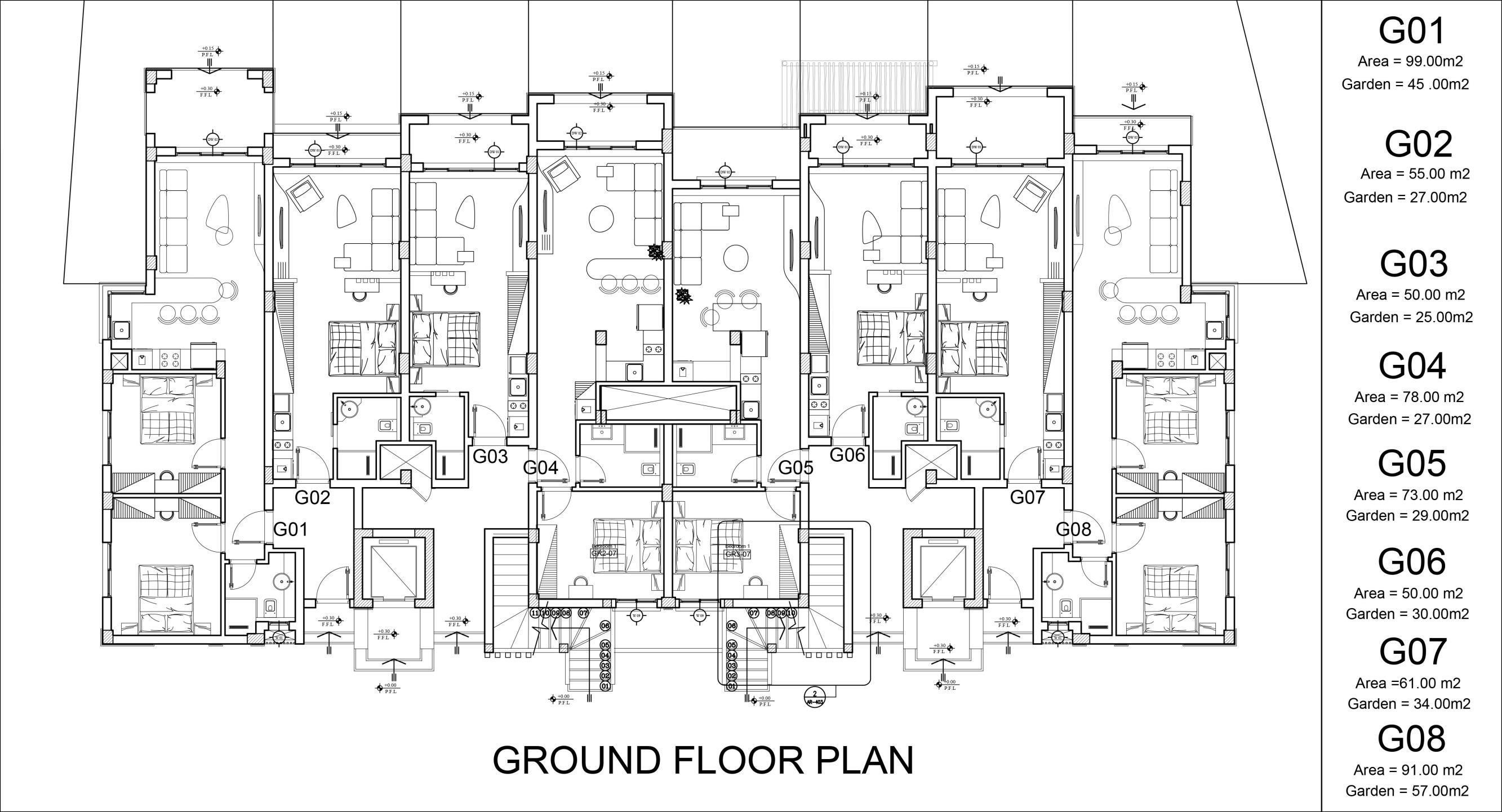 Floor plan for apartment at Masaya