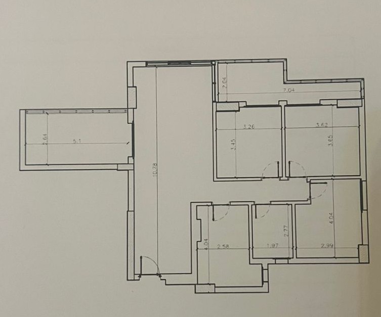Floor plan for apartment at Jade Park