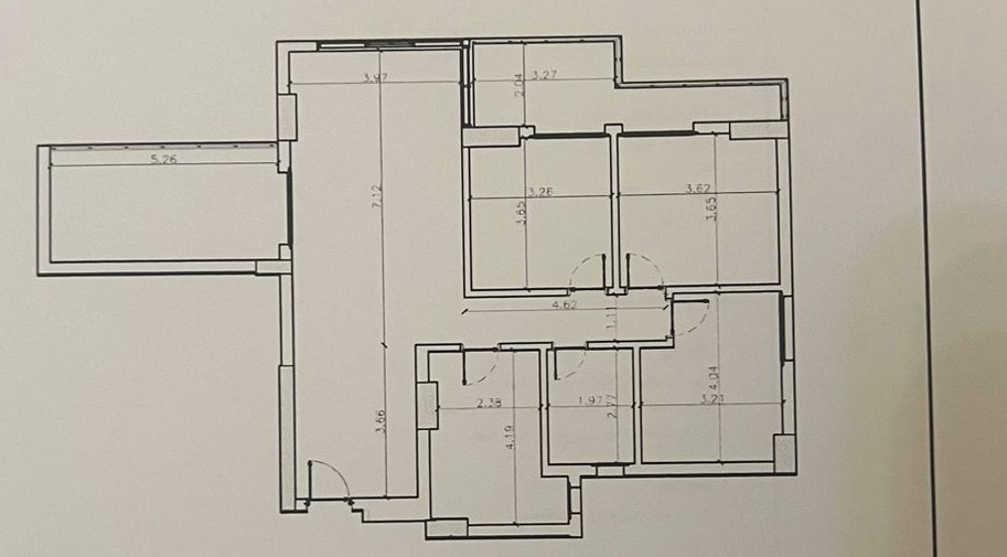 Floor plan for apartment at Jade Park
