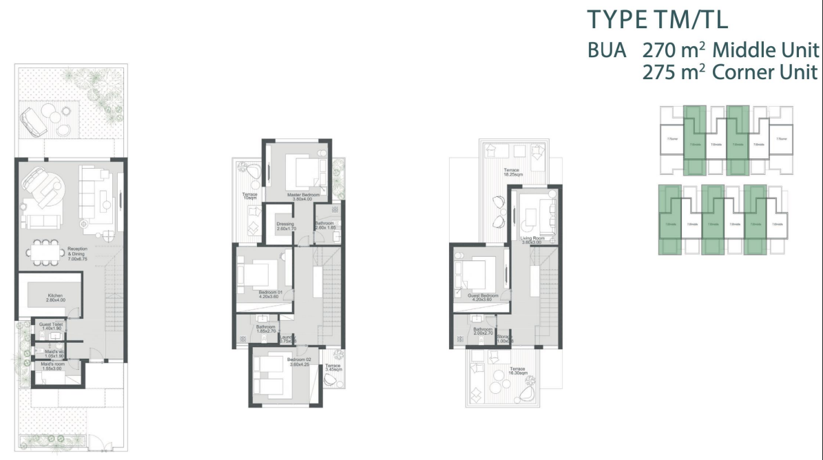 Floor plan for townhouse at The RIDGE Villas
