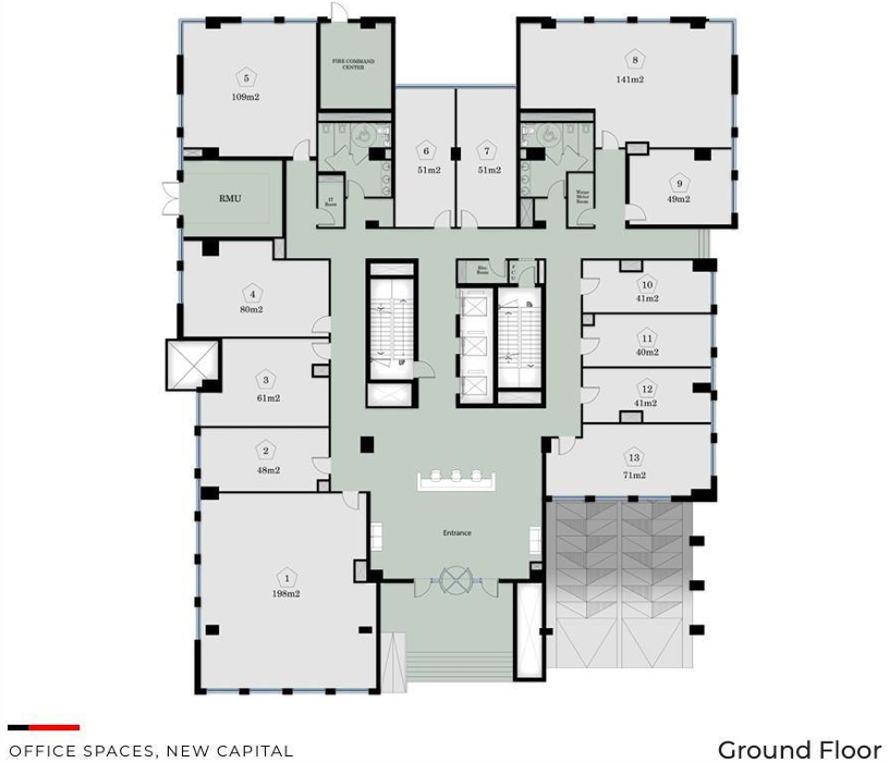 Floor plan for  at Obex