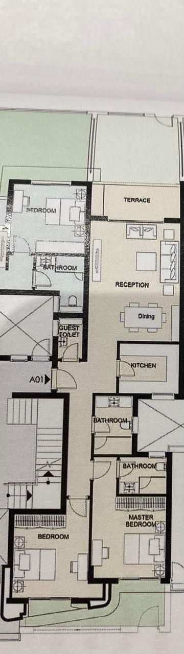 Floor plan for apartment at Palm Hills New Cairo