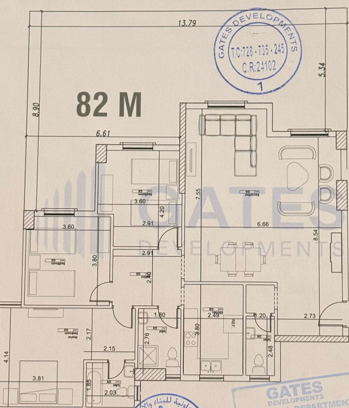 Floor plan for apartment at Venia