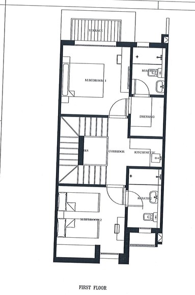 Floor plan for townhouse at LVLS Mountain View