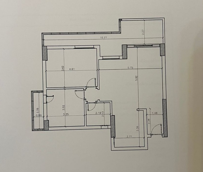 Floor plan for apartment at Jade Park