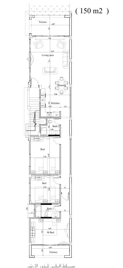 Floor plan for chalet at La Vista Bay East