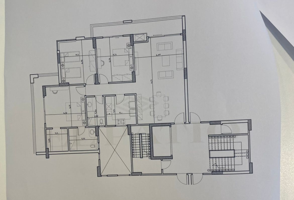 Floor plan for apartment at El Patio Oro