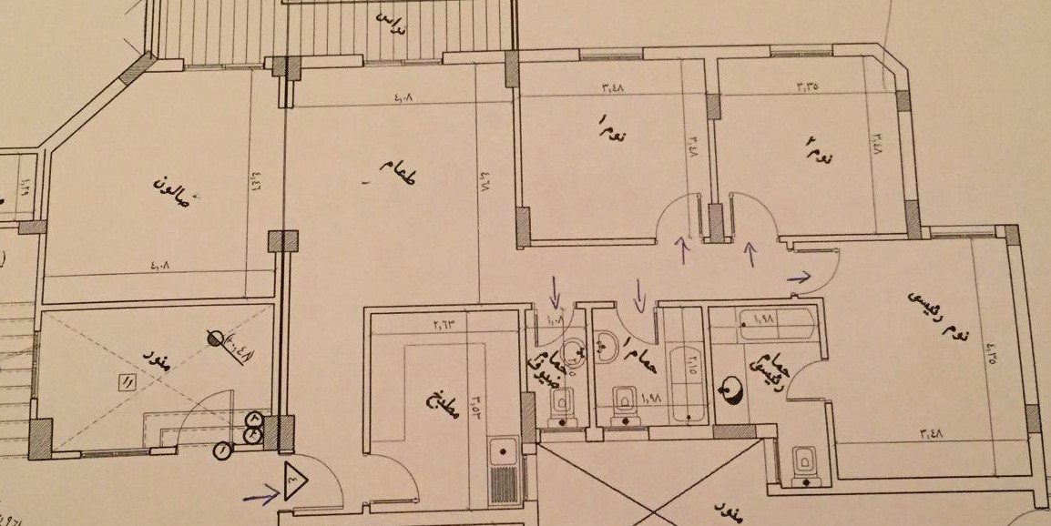 Floor plan for apartment at Ashgar City