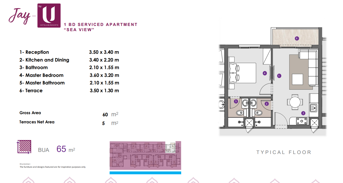 Floor plan for chalet at D.O.S.E