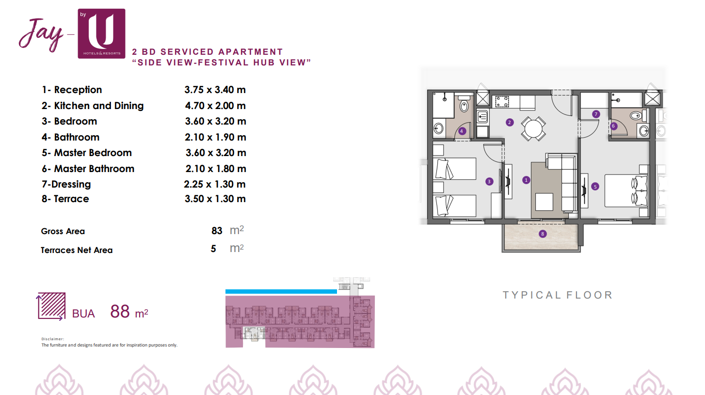 Floor plan for chalet at D.O.S.E