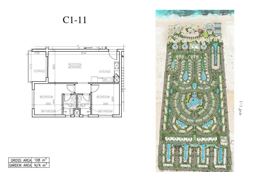 Floor plan for chalet at D.O.S.E