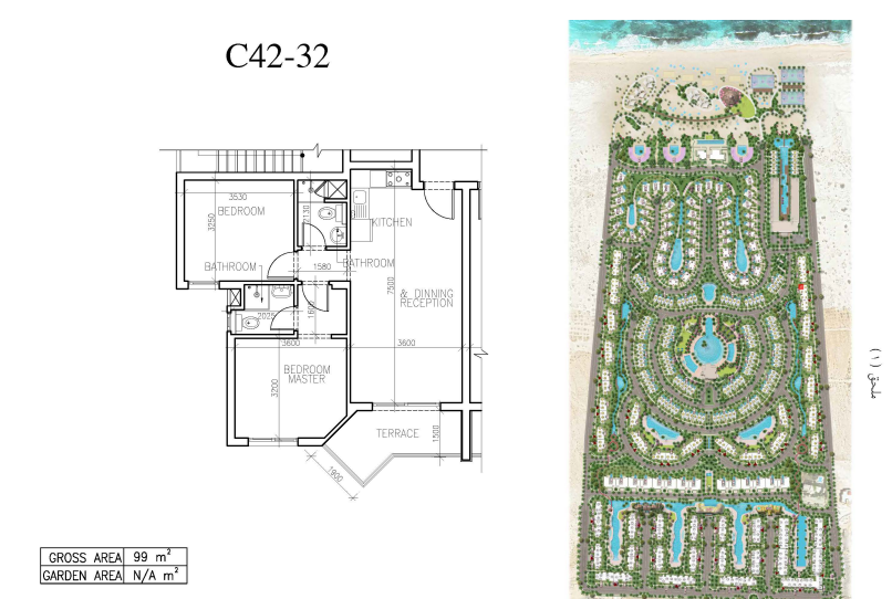 Floor plan for chalet at D.O.S.E