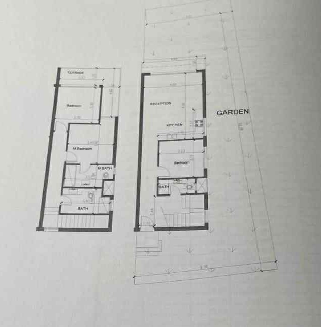 Floor plan for duplex at Cali Coast Ras El Hekma