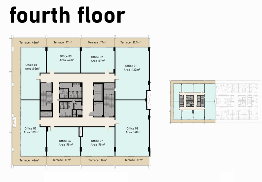 Floor plan for  at Three Sixty