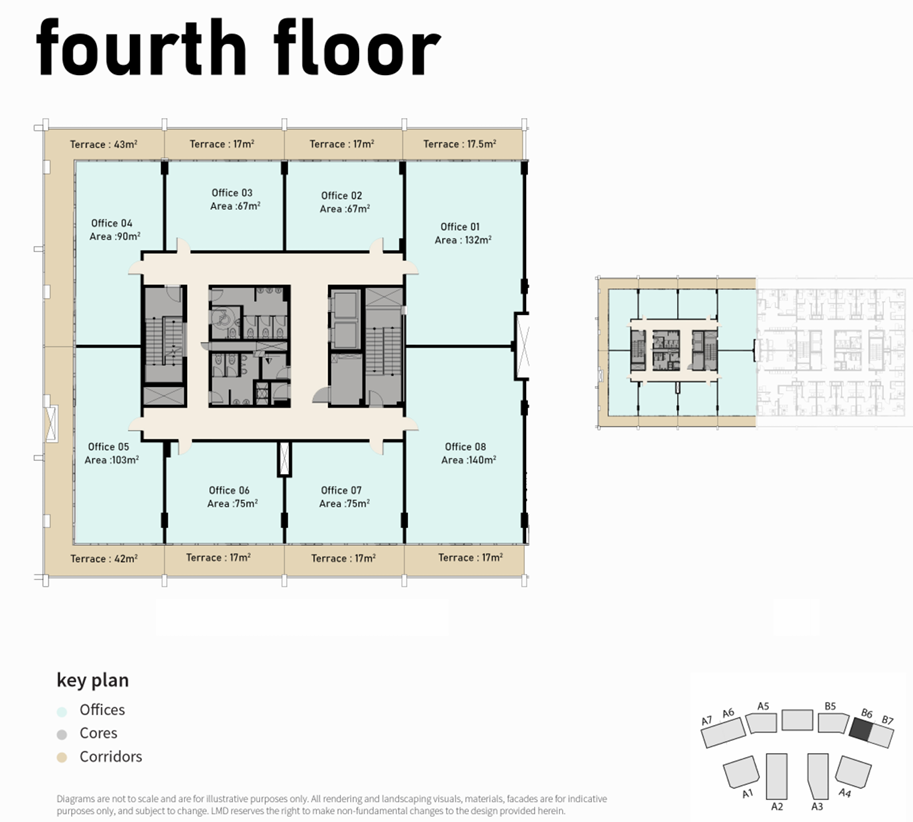 Floor plan for  at Three Sixty