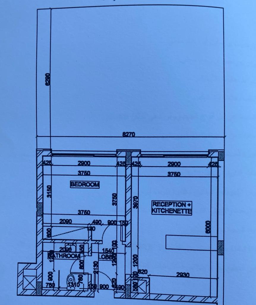 Floor plan for apartment at G Cribs