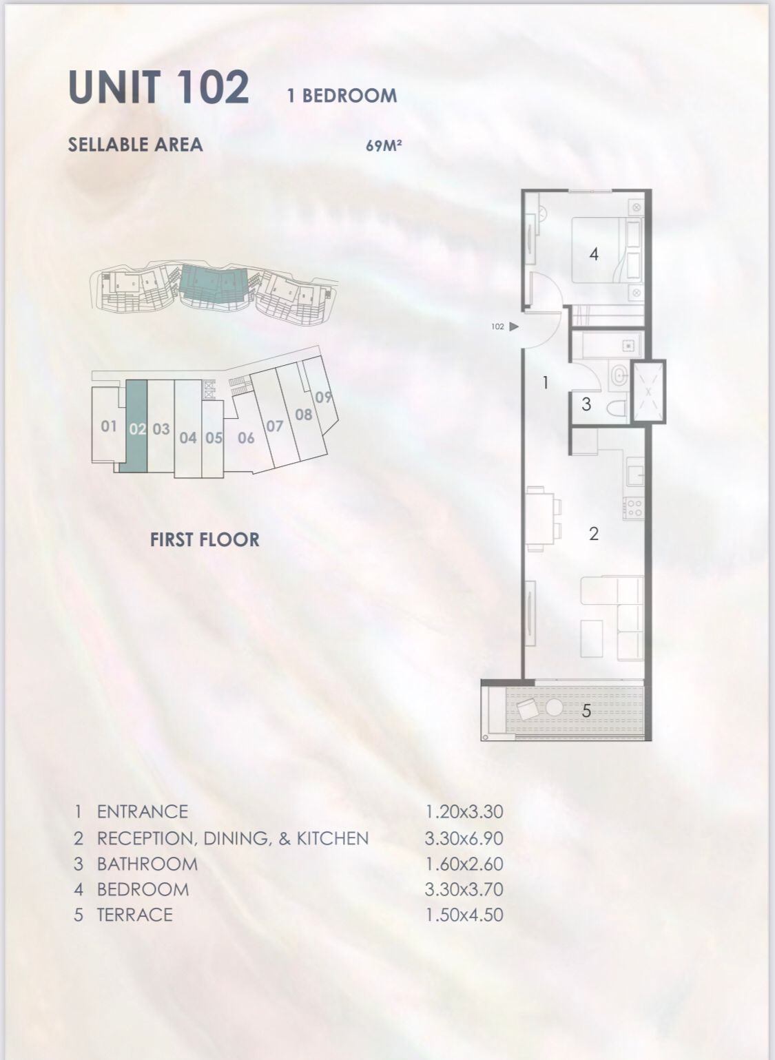 Floor plan for chalet at El Masyaf