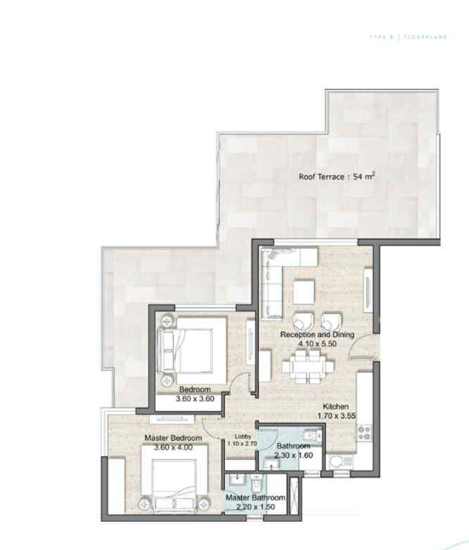 Floor plan for chalet at Hyde Park North - Seashore