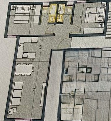 Floor plan for chalet at D-Bay