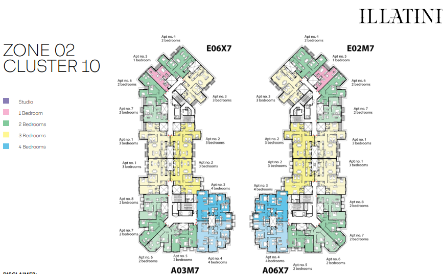 Floor plan for apartment at Il Latini SED
