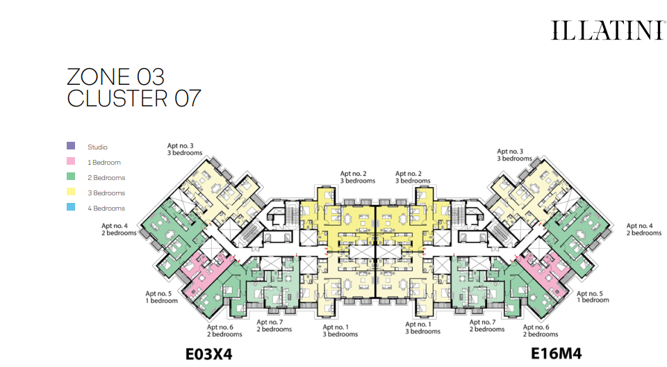 Floor plan for apartment at Il Latini SED