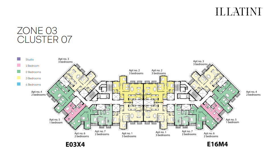 Floor plan for apartment at Il Latini SED