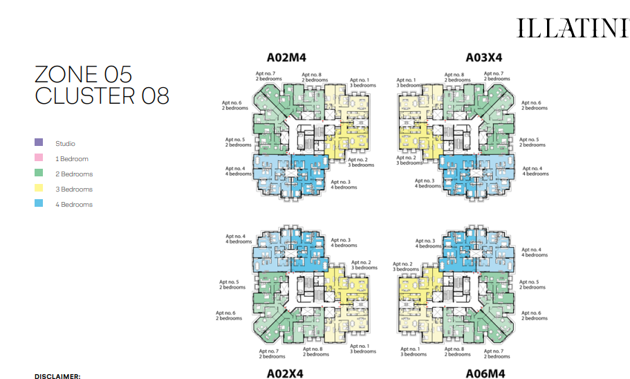 Floor plan for apartment at Il Latini SED