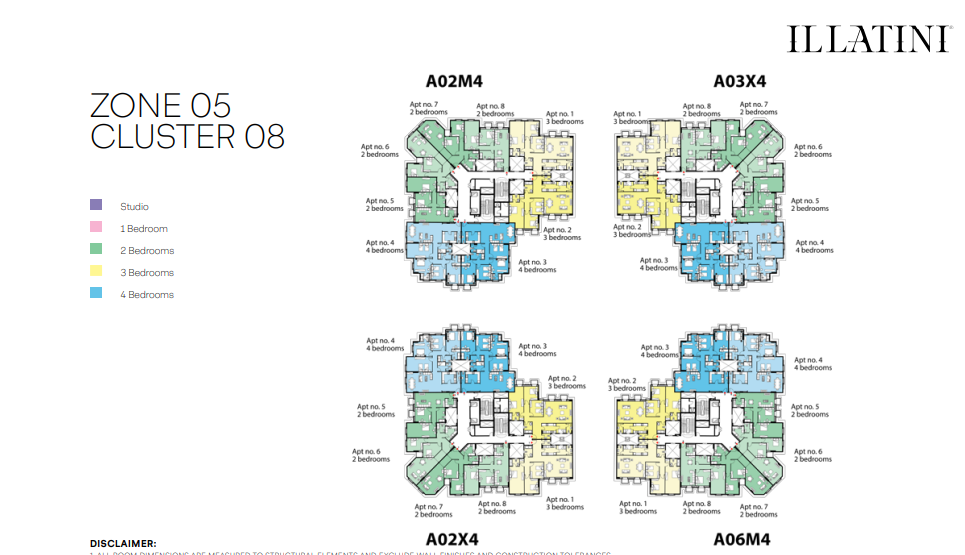 Floor plan for apartment at Il Latini SED