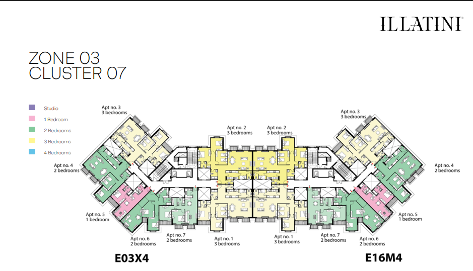 Floor plan for apartment at Il Latini SED