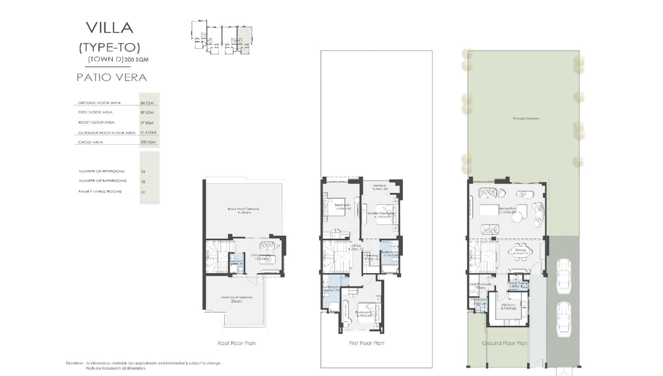 Floor plan for townhouse at El Patio Vera
