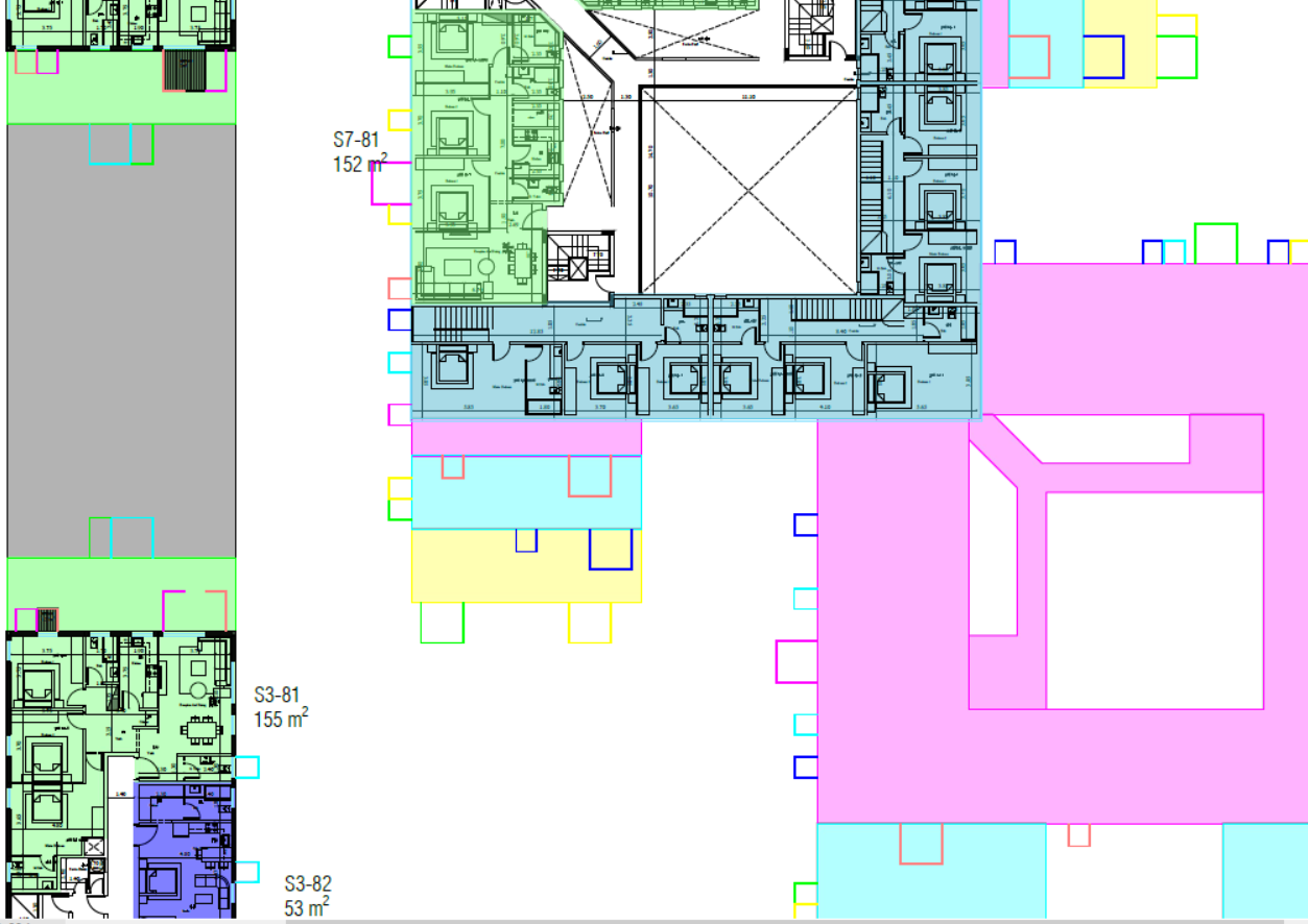 Floor plan for apartment at Sky Ramp