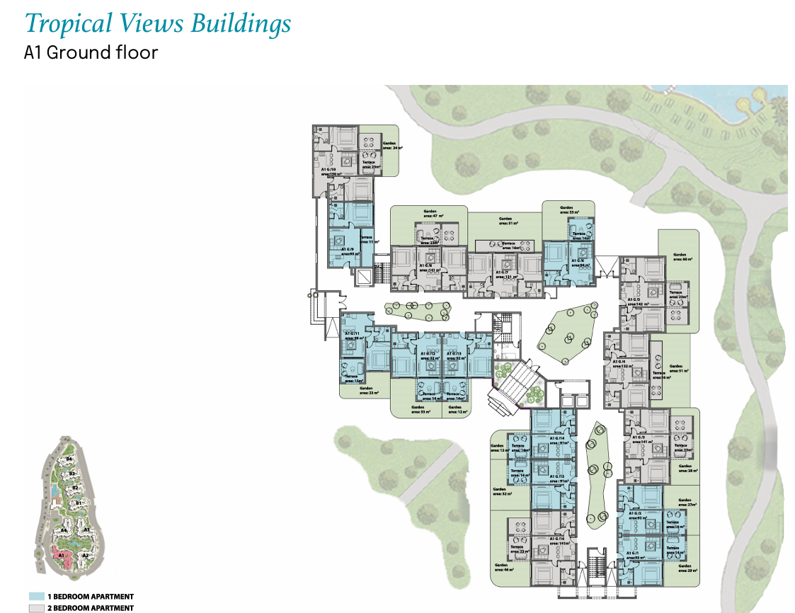 Floor plan for apartment at Zoya Ghazala Bay